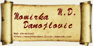 Momirka Danojlović vizit kartica